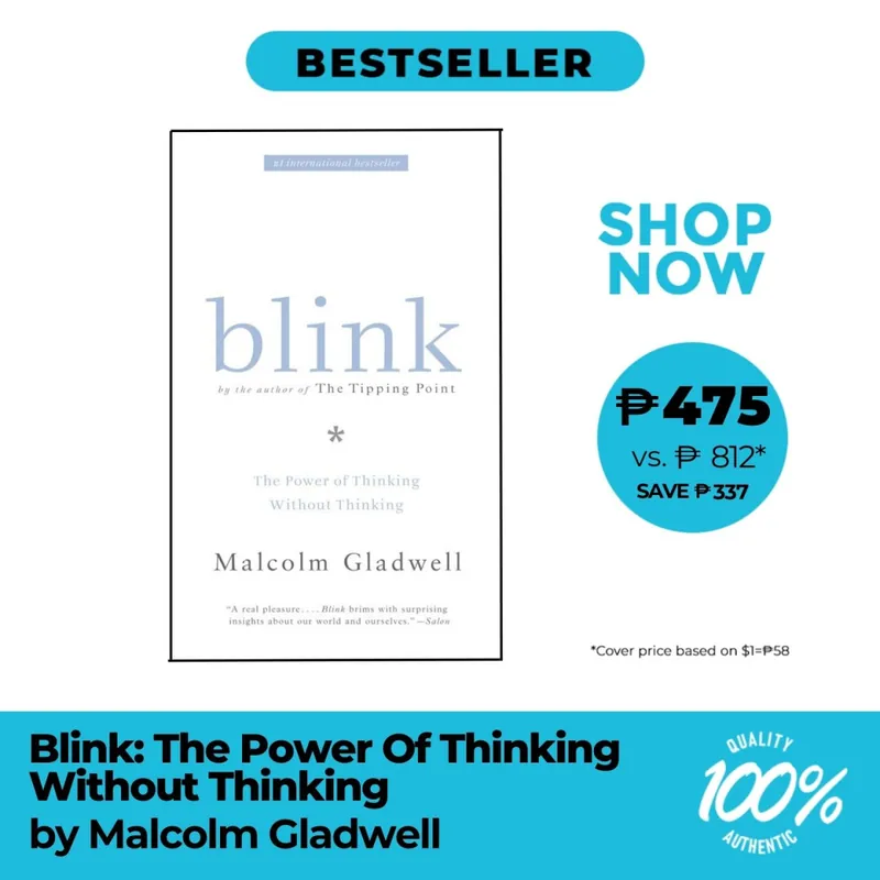 Blink: The Power Of Thinking Without Thinking by Malcolm Gladwell - Mass Market - Self-Help Bargain