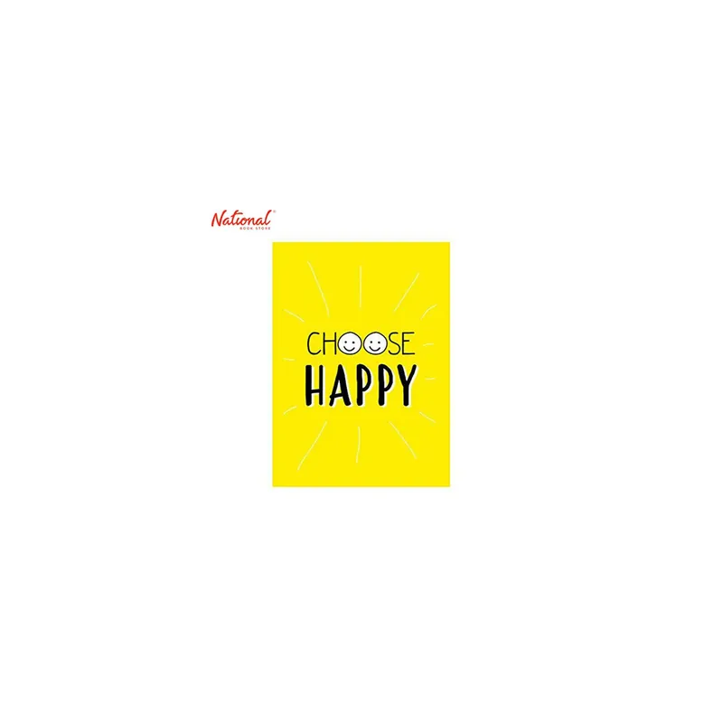 CHOOSE HAPPY QUOTES HARDCOVER Hassle-Free Returns