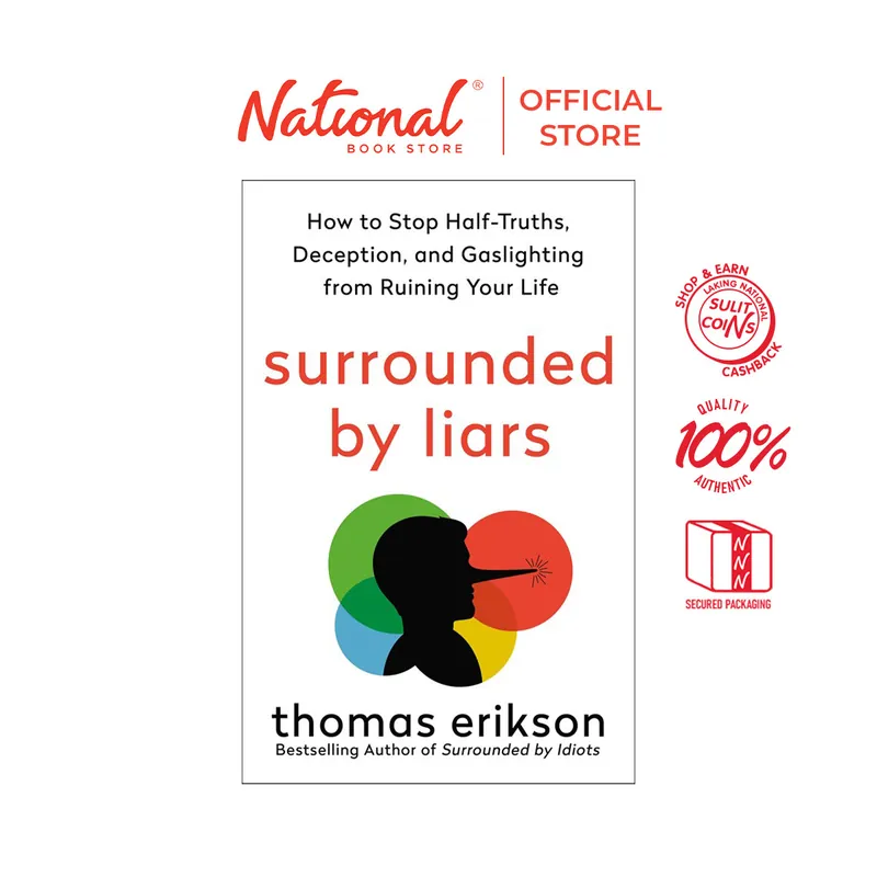 PRE-ORDER-Surrounded by Liars:How to Stop Half-Truths,Deception,AND Gaslighting from Ruining Your Life by Thomas Erikson Last Chance