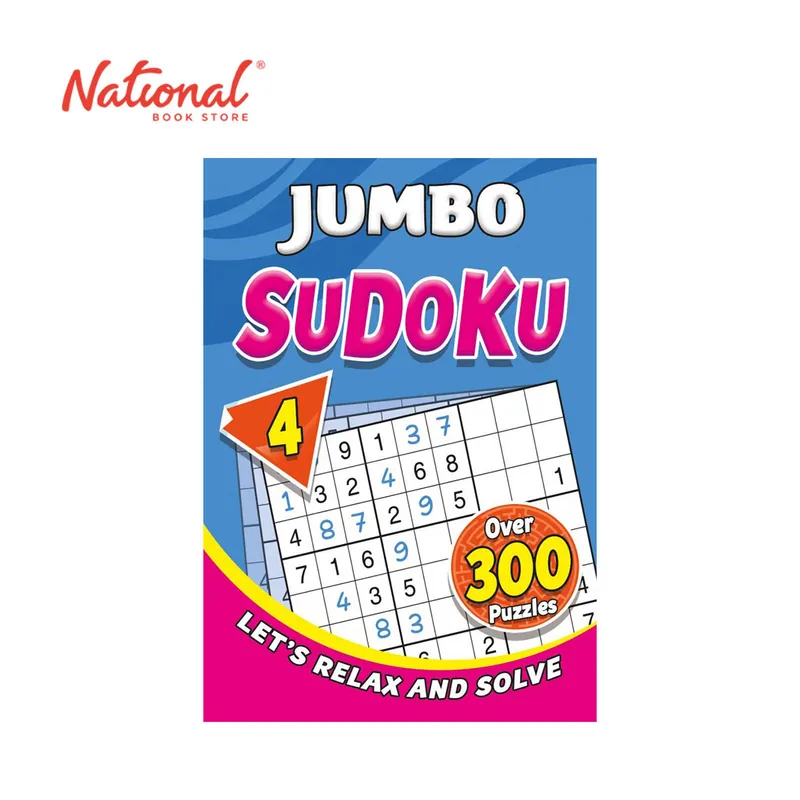 Jumbo Sudoku 4 by Mind To Mind - Trade Paperback - Entertainment - Games Handmade