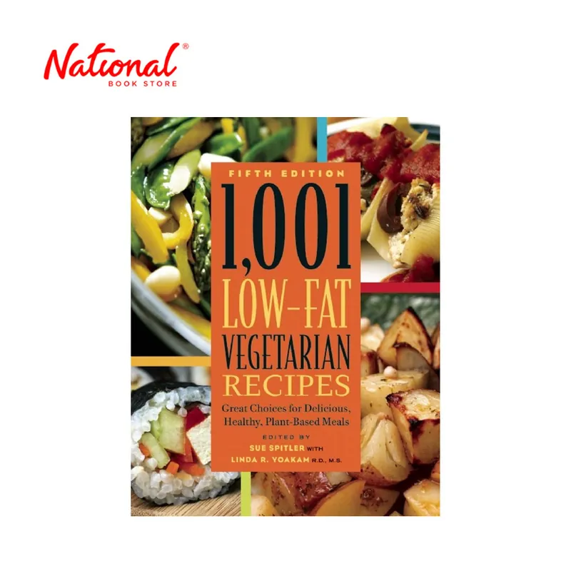 1,001 Low-Fat Vegetarian Recipes by Sue Spitler - Trade Paperback - Food & Beverage - Cookbook Express Delivery