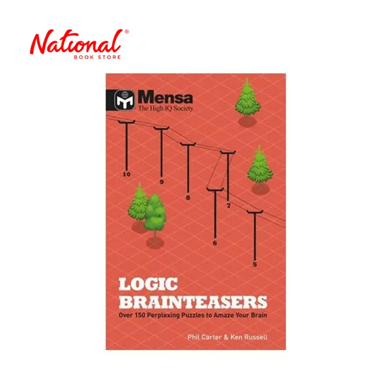 Mensa Logic Brainteasers by Phil Carter & Ken Russell - Trade Paperback - Entertainment & Leisure Premium