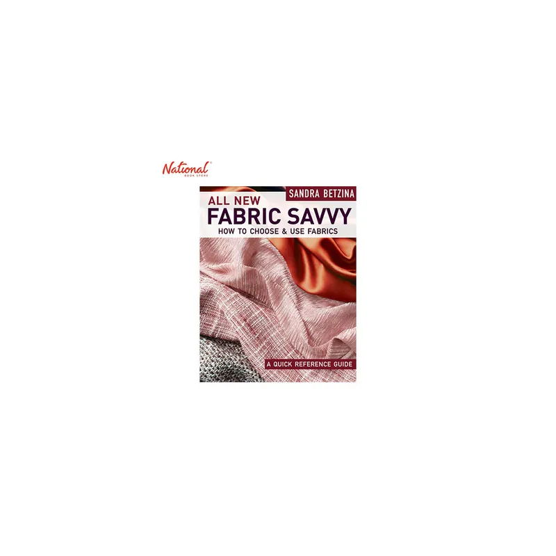 Direct From Factory ALL NEW FABRIC SAVVY TRADE PAPERBACK