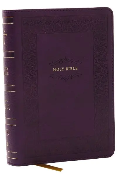 Instant Buy KJV Holy Bible: Compact With 43,000 Cross References, Purple Leathersoft, Red Letter, Comfort Print: King James Version