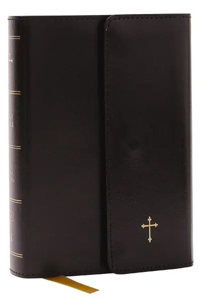 Affordable KJV Holy Bible: Compact With 43,000 Cross References, Black Leatherflex With Flap, Red Letter, Comfort Print: King James Version