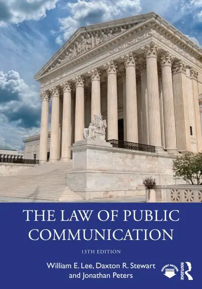 Buy Today The Law of Public Communication
