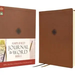 Amplified Journal the Word Bible, Leathersoft, Brown Price Drop