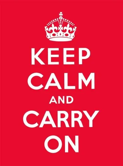 Crafted Keep Calm and Carry on